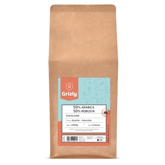 Geröstete Bohnenkaffee 50/50 Aroma Gold