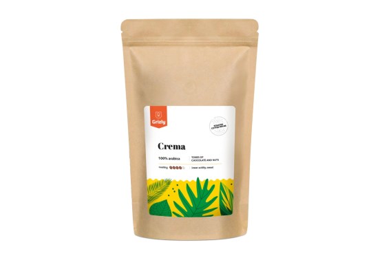 Geröstete Bohnenkaffee Crema