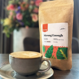 Geröstete Bohnenkaffee Strong Enough