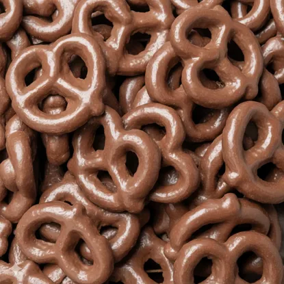 Glutenfreie Brezeln in Vollmilchschokolade