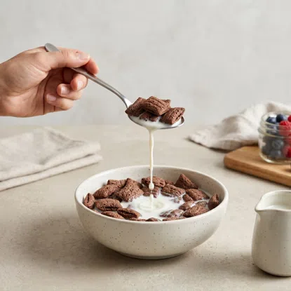 Glutenfreie Knusperkissen Schoko-Geschmack