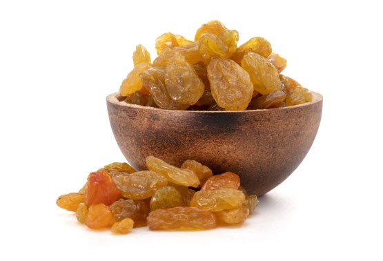 Goldene Jumbo-Rosinen