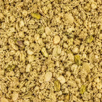 Granola mit Protein, Pistazien und weiße Dattelschoko 6 x 450 g