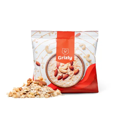 Haferbrei Apfel & Mandeln mit Zimt