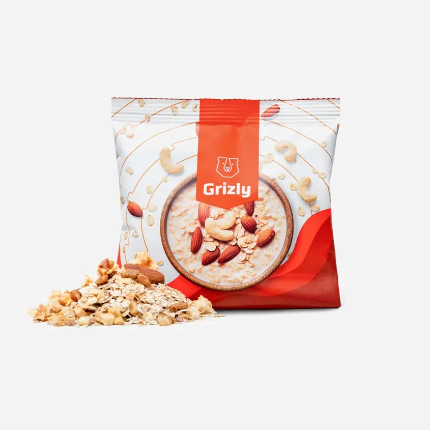 Haferbrei Apfel & Mandeln mit Zimt