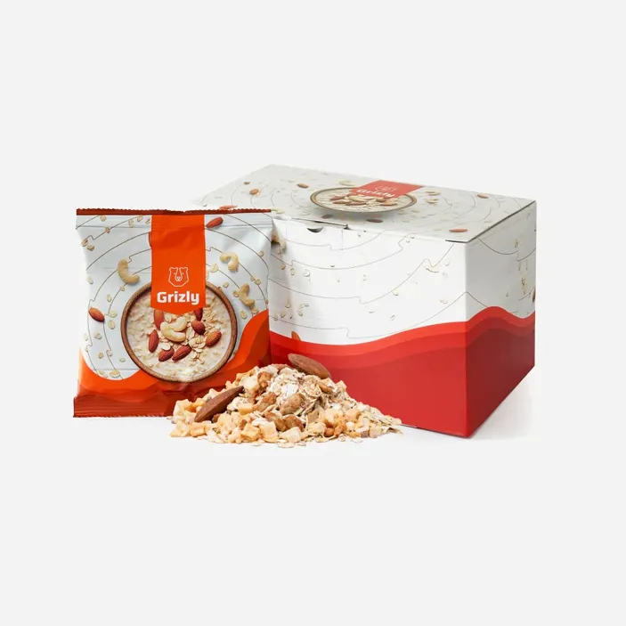 Haferbrei Apfel & Mandeln mit Zimt