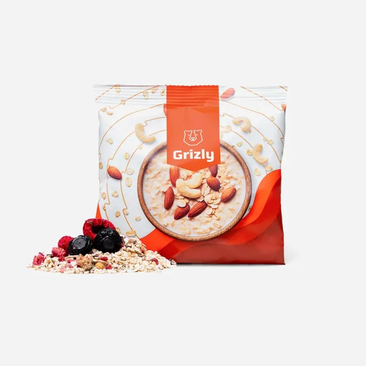 Haferbrei Himbeere und Heidelbeere 6 x 60 g