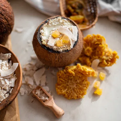 Haferbrei Kokos & Ananas