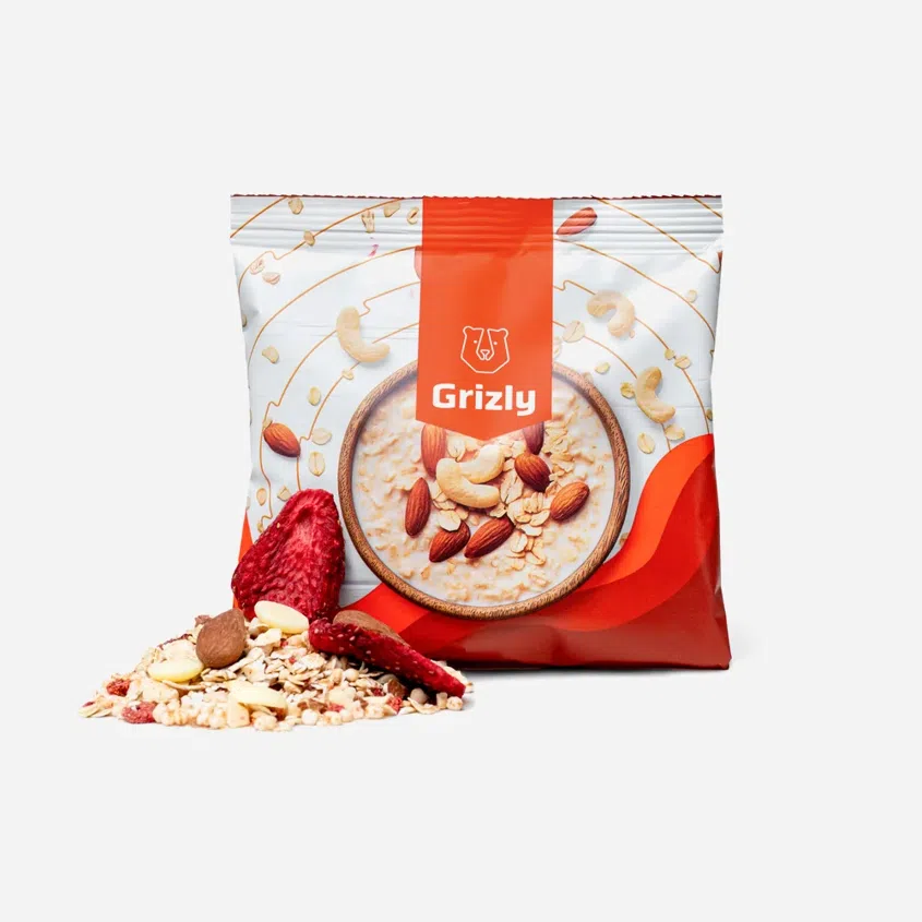 Haferbrei weiße Schokolade & Erdbeere