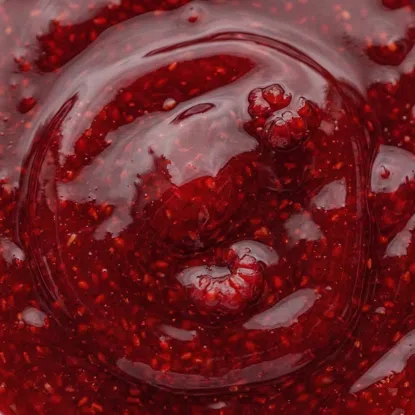 Himbeermarmelade mit extra Fruchtstücken