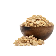 Ungesalzene Erdnüsse