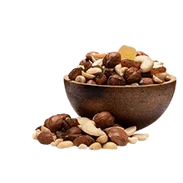 Ungesalzene Nusskernmischungen