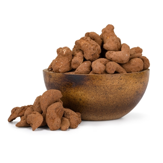 Karamellisierte Cashewkerne mit Kakao