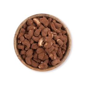 Karamellisierte Cashewkerne mit Kakao