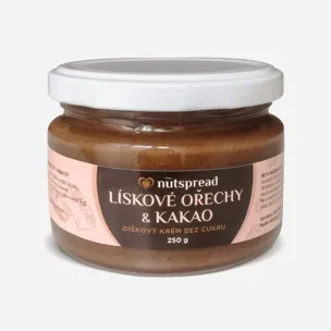 Lískooříškové máslo s kakaem