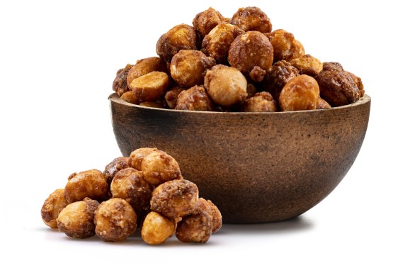 Macadamia Nüsse in Salzkaramell mit Honig