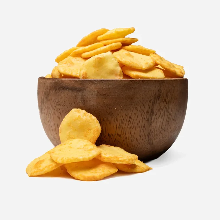Mais-Cracker mit Käsegeschmack