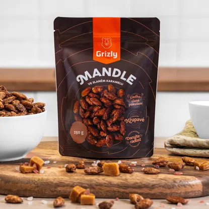 Mandeln in Salzkaramell mit Honig