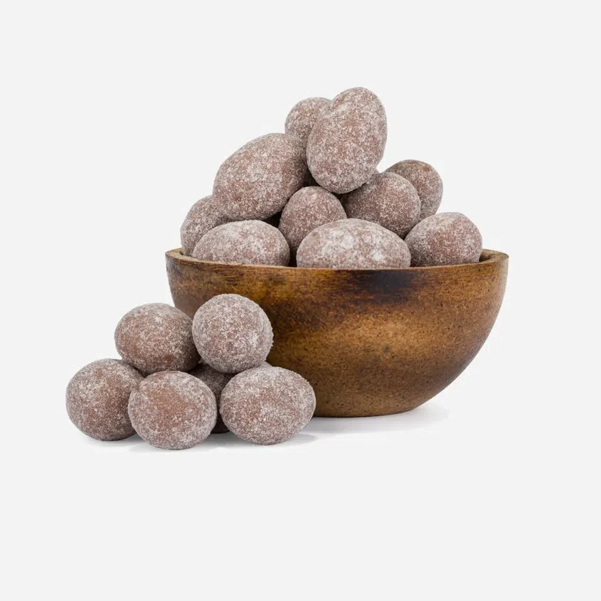 Mandeln in Vollmilchschokolade mit Lebkuchengewürz