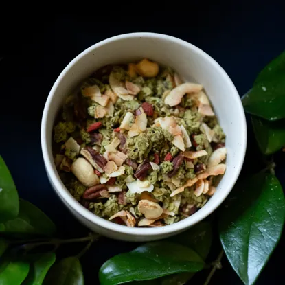 Matcha-Granola von Emma