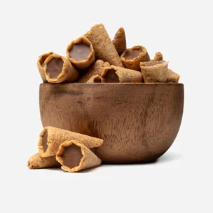 Mini-Cones mit Haselnussschoki