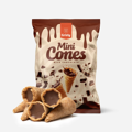 Mini-Cones mit Milchschoki