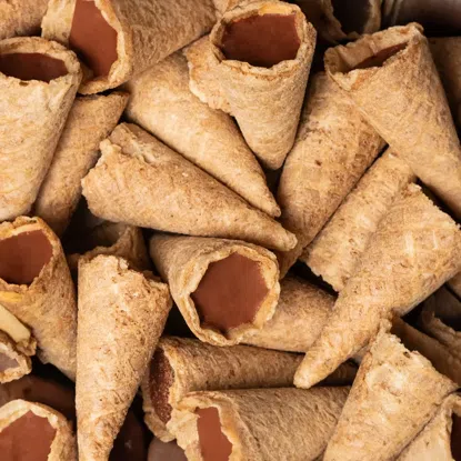 Mini-Cones Spekulatius in der Weihnachtsverpackung