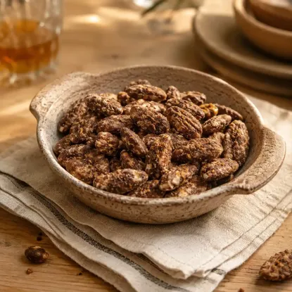 Pekannüsse geröstet Chili & Ahornsirup