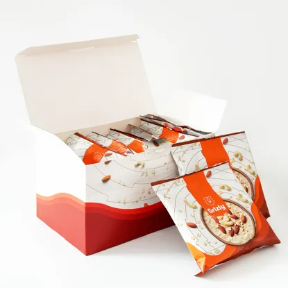 Porridge Zartbitterschokolade & Haselnüsse