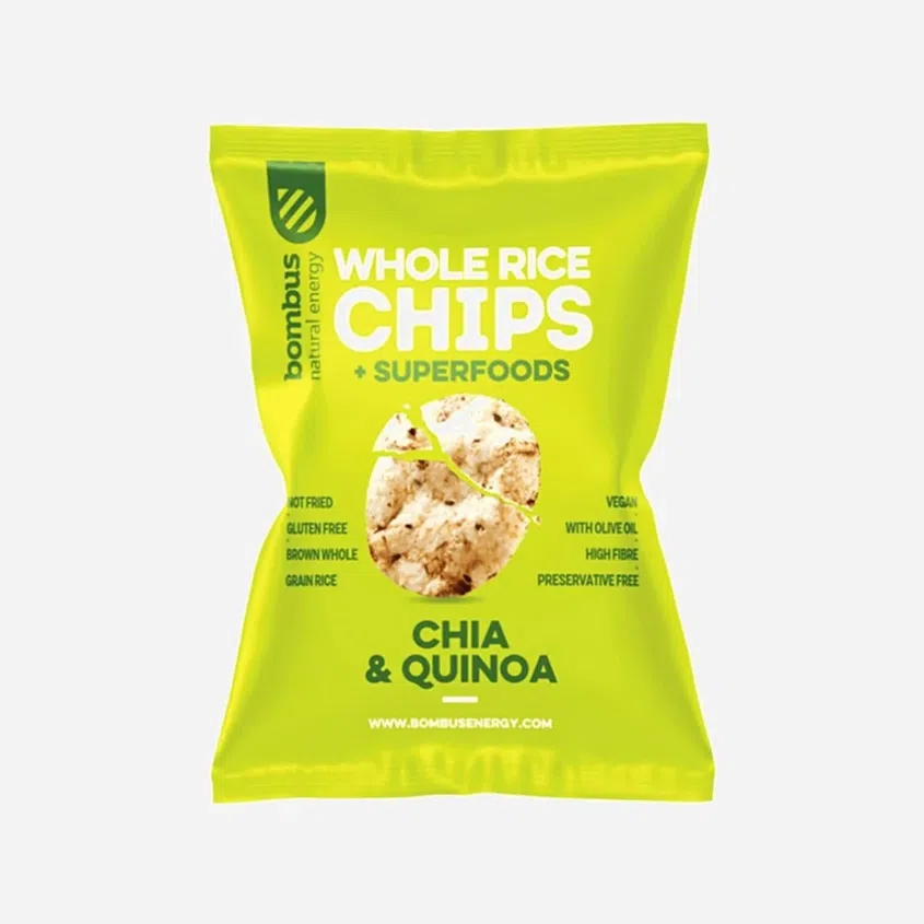 Rice Chips mit Chia & Quinoa