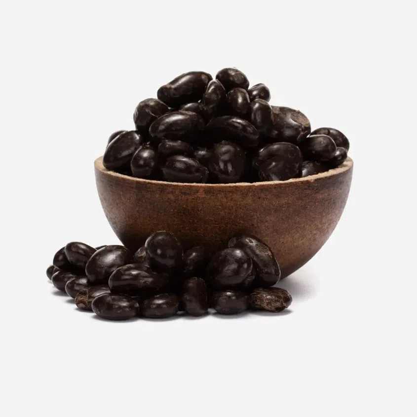 Rosinen in Zartbitterschokolade