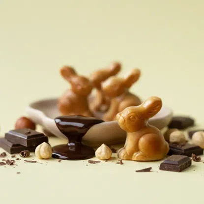 Schokohäschen mit Füllung