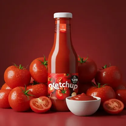 Süßer Tomatenketchup