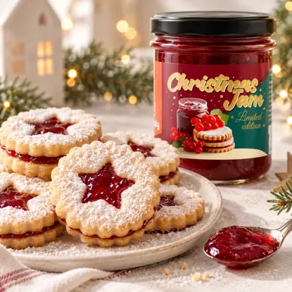 Weihnachts-Johannisbeerkonfitüre für Linzer Plätzchen