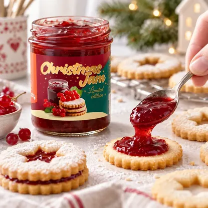 Weihnachts-Johannisbeerkonfitüre für Linzer Plätzchen